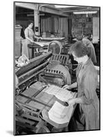 A Folding Machine in a Printworks, Mexborough, South Yorkshire, 1959-Michael Walters-Mounted Photographic Print