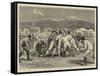 A Football Match at Yokohama, Japan-Joseph Nash-Framed Stretched Canvas