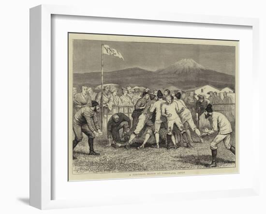 A Football Match at Yokohama, Japan-Joseph Nash-Framed Giclee Print