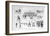 A Football Match-null-Framed Giclee Print