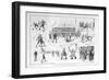 A Football Match-null-Framed Giclee Print