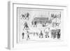 A Football Match-null-Framed Giclee Print