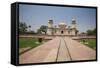 A Footpath Leads to the Sandstone Mausoleum of the Moghul Emperor Humayun-Roberto Moiola-Framed Stretched Canvas