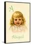 A for Abigail-Ida Waugh-Framed Stretched Canvas