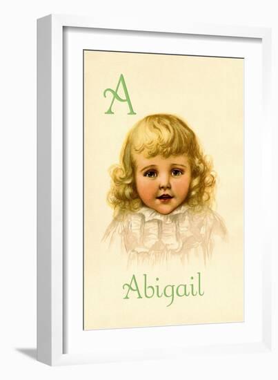 A for Abigail-Ida Waugh-Framed Art Print