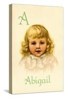 A for Abigail-Ida Waugh-Stretched Canvas
