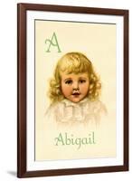 A for Abigail-Ida Waugh-Framed Art Print