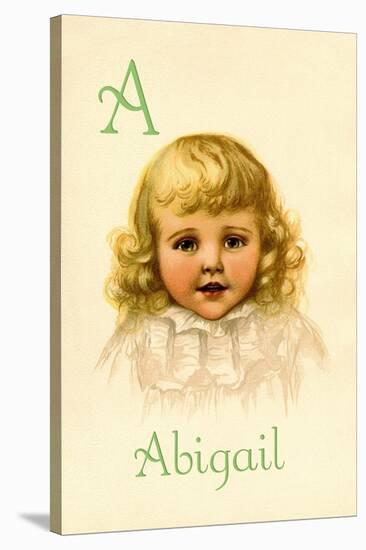 A for Abigail-Ida Waugh-Stretched Canvas