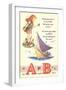A for Acorn, B for Boat-null-Framed Art Print