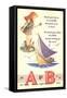 A for Acorn, B for Boat-null-Framed Stretched Canvas