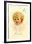 A for Alexis-Ida Waugh-Framed Art Print