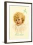 A for Alexis-Ida Waugh-Framed Art Print