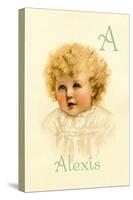 A for Alexis-Ida Waugh-Stretched Canvas