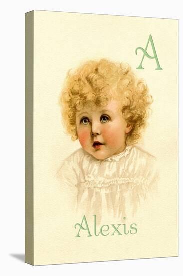 A for Alexis-Ida Waugh-Stretched Canvas