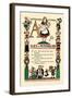 A for Alice in Wonderland-Tony Sarge-Framed Art Print