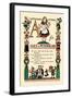 A for Alice in Wonderland-Tony Sarge-Framed Art Print