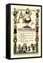 A for Alice in Wonderland-Tony Sarge-Framed Stretched Canvas