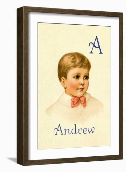 A for Andrew-Ida Waugh-Framed Art Print