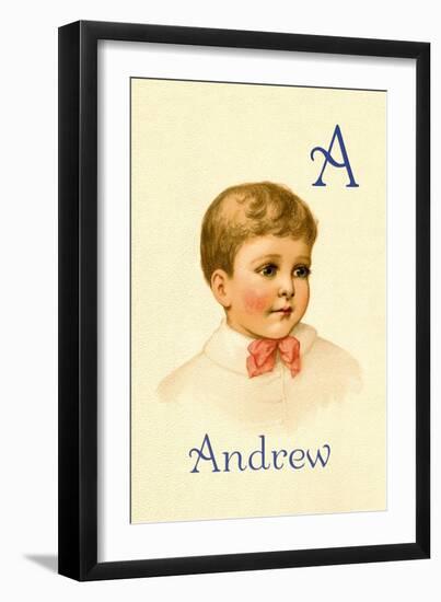 A for Andrew-Ida Waugh-Framed Art Print