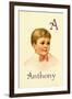 A for Anthony-Ida Waugh-Framed Art Print