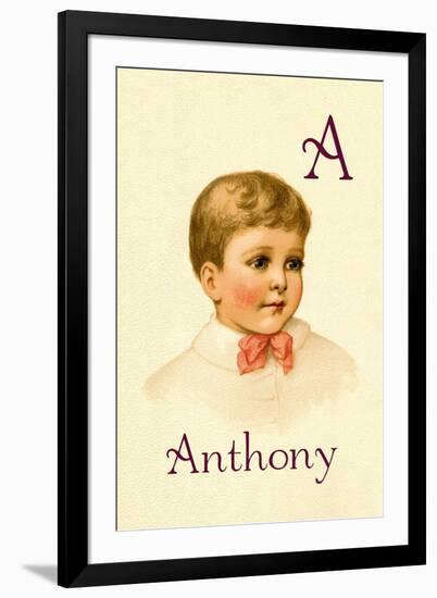 A for Anthony-Ida Waugh-Framed Art Print