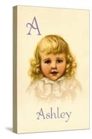 A for Ashley-Ida Waugh-Stretched Canvas