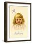 A for Ashley-Ida Waugh-Framed Art Print