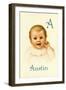 A for Austin-Ida Waugh-Framed Art Print