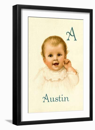 A for Austin-Ida Waugh-Framed Art Print