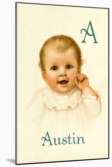 A for Austin-Ida Waugh-Mounted Art Print