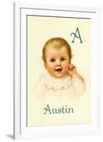 A for Austin-Ida Waugh-Framed Art Print