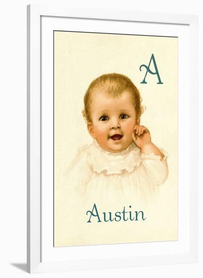 A for Austin-Ida Waugh-Framed Art Print