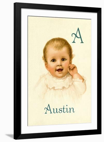 A for Austin-Ida Waugh-Framed Art Print