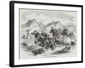 A Foraging Party in the Village of Kinburn-null-Framed Giclee Print