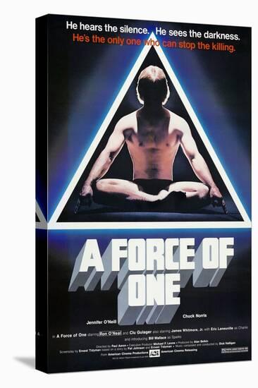 A Force of One, Chuck Norris, 1979-null-Stretched Canvas
