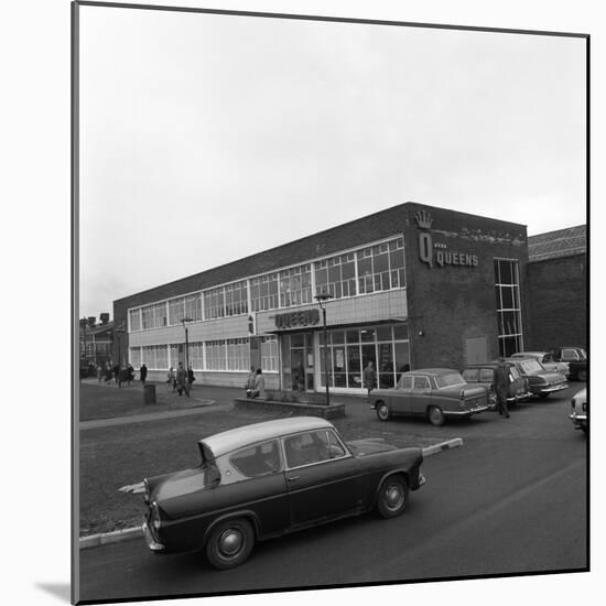 A Ford Anglia Outside Asda (Queens) Supermarket, Rotherham, South Yorkshire, 1969-Michael Walters-Mounted Photographic Print