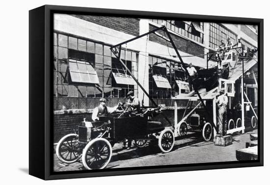 A Ford Motor Company Assembly Line, 1913-null-Framed Stretched Canvas