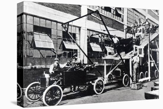 A Ford Motor Company Assembly Line, 1913-null-Stretched Canvas