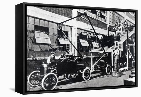 A Ford Motor Company Assembly Line, 1913-null-Framed Stretched Canvas
