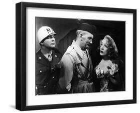 A FOREIGN AFFAIR, 1948 directed by BILLY WILDER with Millard Mitchell and Marlene Dietrich \r (b/w -null-Framed Photo