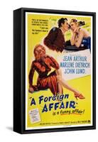 A Foreign Affair, Marlene Dietrich, John Lund, Jean Arthur, 1948-null-Framed Stretched Canvas