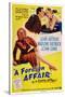 A Foreign Affair, Marlene Dietrich, John Lund, Jean Arthur, 1948-null-Stretched Canvas
