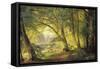 A Forest Glade-Carl Frederic Aagaard-Framed Stretched Canvas