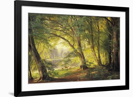 A Forest Glade-Carl Frederic Aagaard-Framed Giclee Print