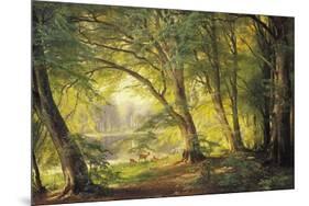 A Forest Glade-Carl Frederic Aagaard-Mounted Giclee Print