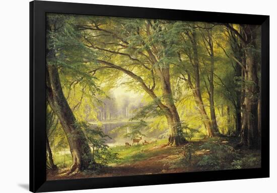 A Forest Glade-Carl Frederic Aagaard-Framed Giclee Print