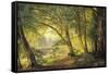 A Forest Glade-Carl Frederic Aagaard-Framed Stretched Canvas