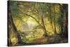 A Forest Glade-Carl Frederic Aagaard-Stretched Canvas