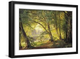 A Forest Glade-Carl Frederic Aagaard-Framed Giclee Print