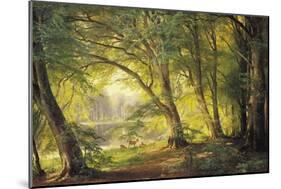 A Forest Glade-Carl Frederic Aagaard-Mounted Giclee Print